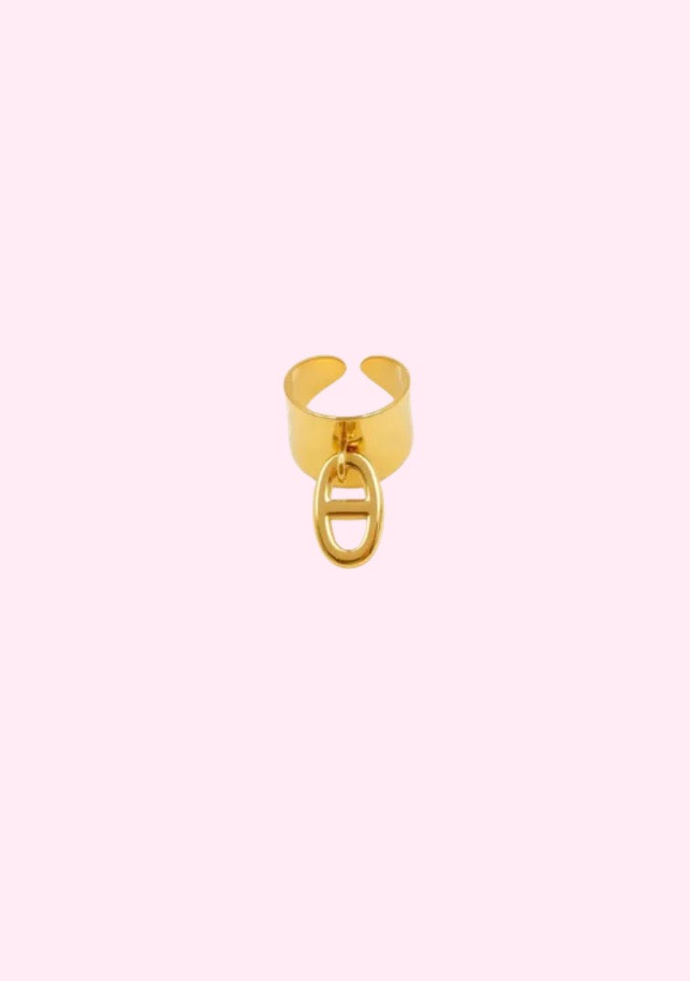 Bague maille marine